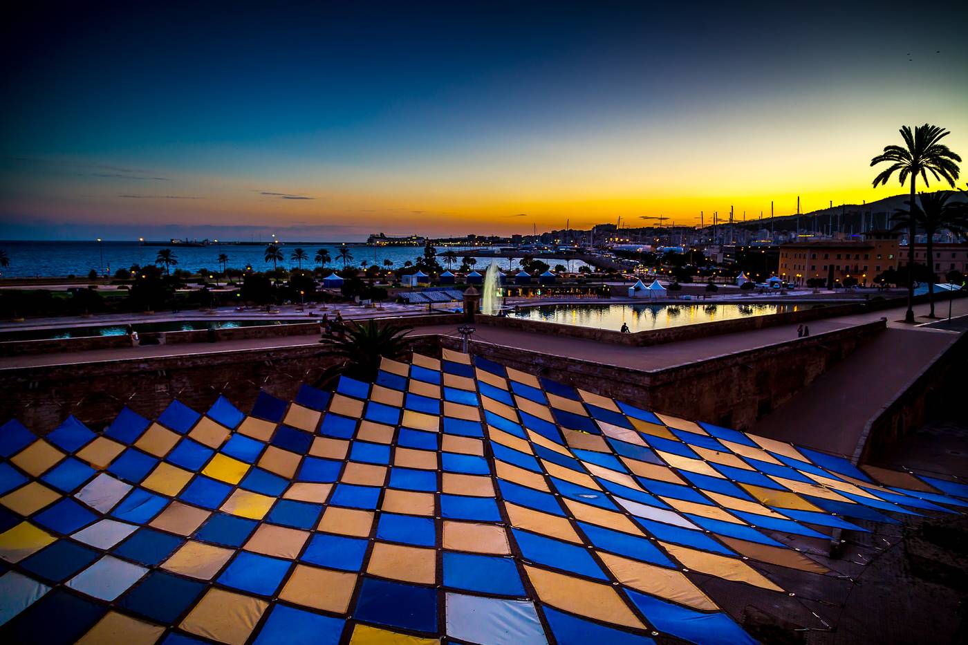 View over the Bay of Palma de Mallorca